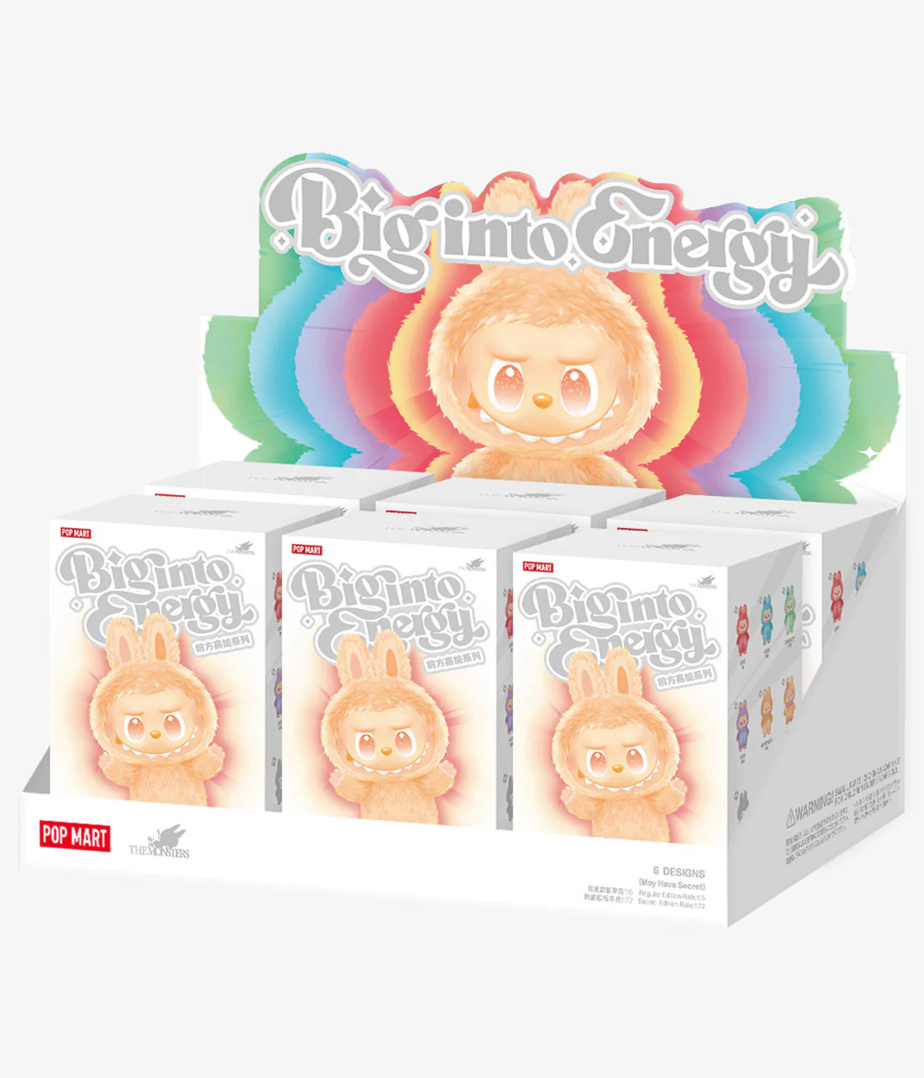 Labubu The Monters -Big Into Energy- Vinyl Plush Pendant Blind Box.